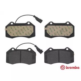 Jeu de 4 plaquettes de frein avant BREMBO OEM 77367517