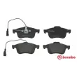 BREMBO P 23 163 - Jeu de 4 plaquettes de frein avant