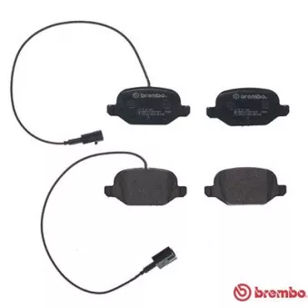 Jeu de 4 plaquettes de frein arrière BREMBO OEM 71770110