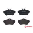 BREMBO P 23 189 - Jeu de 4 plaquettes de frein arrière
