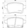 BREMBO P 23 190 - Jeu de 4 plaquettes de frein arrière