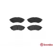 BREMBO P 24 048 - Jeu de 4 plaquettes de frein avant