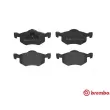 BREMBO P 24 056 - Jeu de 4 plaquettes de frein avant