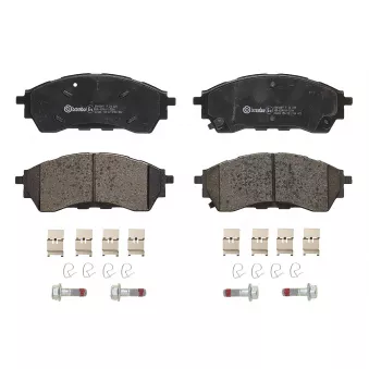 Jeu de 4 plaquettes de frein avant BREMBO OEM 2298617