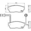 BREMBO P 28 009 - Jeu de 4 plaquettes de frein avant