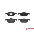 BREMBO P 28 044 - Jeu de 4 plaquettes de frein avant