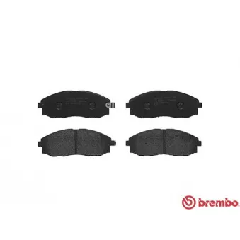 Jeu de 4 plaquettes de frein avant BREMBO OEM 581014AA10