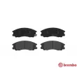 BREMBO P 30 017 - Jeu de 4 plaquettes de frein avant