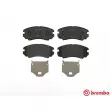 Jeu de 4 plaquettes de frein avant BREMBO [P 30 018]