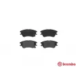 BREMBO P 30 027 - Jeu de 4 plaquettes de frein avant