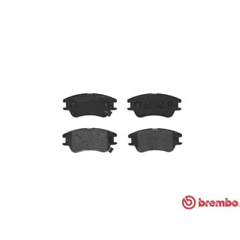 Jeu de 4 plaquettes de frein avant BREMBO OEM 5810105A10
