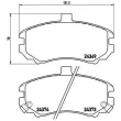 BREMBO P 30 029 - Jeu de 4 plaquettes de frein avant