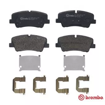 Jeu de 4 plaquettes de frein arrière BREMBO OEM 5830159a10