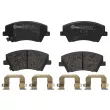 BREMBO P 30 107 - Jeu de 4 plaquettes de frein avant
