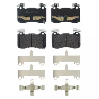 Jeu de 4 plaquettes de frein avant BREMBO P 30 113 pour KIA STINGER 3.3 T-GDi - 370cv