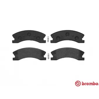 Jeu de 4 plaquettes de frein avant BREMBO OEM 5093260AC