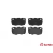 BREMBO P 44 005 - Jeu de 4 plaquettes de frein avant