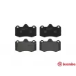 BREMBO P 47 001 - Jeu de 4 plaquettes de frein avant