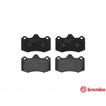 BREMBO P 47 001 - Jeu de 4 plaquettes de frein avant