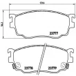 BREMBO P 49 026 - Jeu de 4 plaquettes de frein avant