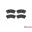 BREMBO P 49 039 - Jeu de 4 plaquettes de frein avant