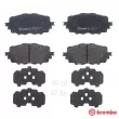 BREMBO P 49 054 - Jeu de 4 plaquettes de frein avant