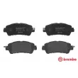 BREMBO P 49 055 - Jeu de 4 plaquettes de frein avant
