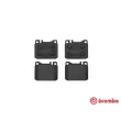Jeu de 4 plaquettes de frein avant BREMBO [P 50 002]