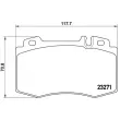 BREMBO P 50 041 - Jeu de 4 plaquettes de frein avant