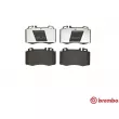 BREMBO P 50 041 - Jeu de 4 plaquettes de frein avant