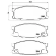 BREMBO P 54 024 - Jeu de 4 plaquettes de frein avant