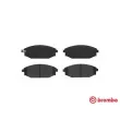 BREMBO P 54 027 - Jeu de 4 plaquettes de frein avant