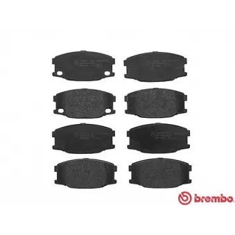 Jeu de 4 plaquettes de frein avant BREMBO OEM MK328619