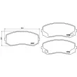 BREMBO P 54 043 - Jeu de 4 plaquettes de frein avant