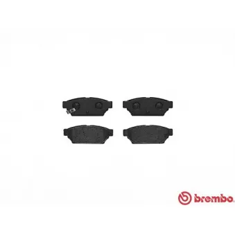 Jeu de 4 plaquettes de frein avant BREMBO OEM MN116770