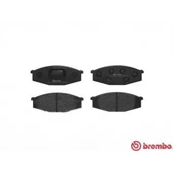 Jeu de 4 plaquettes de frein avant BREMBO OEM 41060C7192