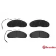 BREMBO P 56 019 - Jeu de 4 plaquettes de frein avant