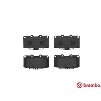 Jeu de 4 plaquettes de frein avant BREMBO OEM 26296FA101