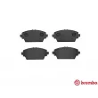 Jeu de 4 plaquettes de frein avant BREMBO [P 56 044]