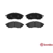 BREMBO P 56 058 - Jeu de 4 plaquettes de frein avant