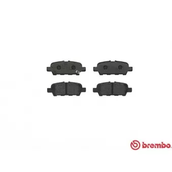 Jeu de 4 plaquettes de frein arrière BREMBO OEM D40609N00A