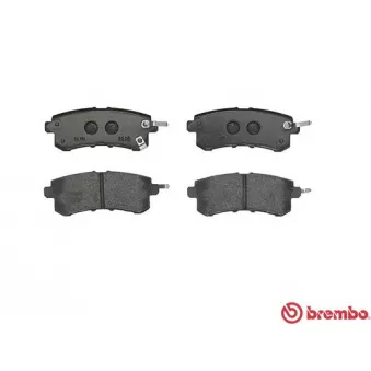 Jeu de 4 plaquettes de frein arrière BREMBO P 56 082 pour INFINITI QX4 3.3 - 170cv