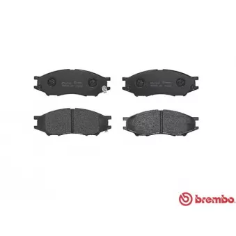 Jeu de 4 plaquettes de frein avant BREMBO OEM AY040NS108