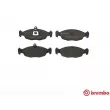 BREMBO P 59 011 - Jeu de 4 plaquettes de frein avant