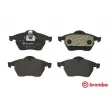 BREMBO P 59 022 - Jeu de 4 plaquettes de frein avant