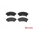 BREMBO P 59 028 - Jeu de 4 plaquettes de frein avant