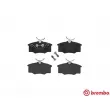 BREMBO P 59 034 - Jeu de 4 plaquettes de frein avant