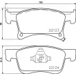 BREMBO P 59 083 - Jeu de 4 plaquettes de frein avant