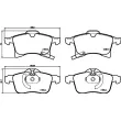 BREMBO P 59 089 - Jeu de 4 plaquettes de frein avant