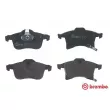 BREMBO P 59 089 - Jeu de 4 plaquettes de frein avant